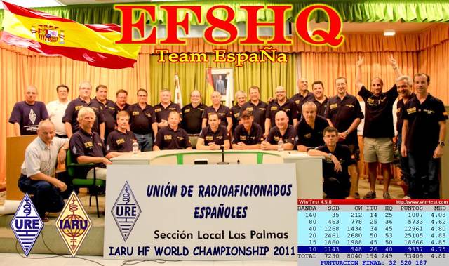 Foto de los componentes de EF8HQ