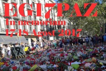 Actividad en memoria víctimas atentados Barcelona y Cambrils 2017