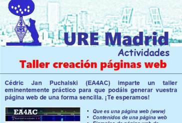 Taller creación páginas web en URE Madrid