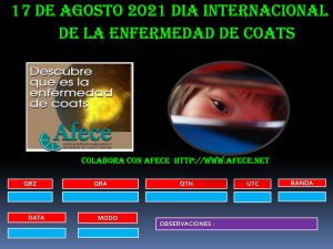 Día internacional de la enfermedad de Coats - EB1CU