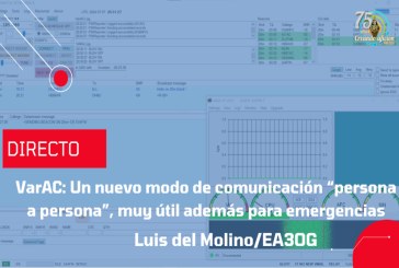 Ciclo de charlas sobre radio: VarAC: Nuevo modo de digital “teclado a teclado”, ideal para emergencias