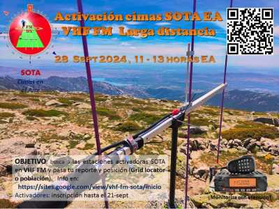 SOTA VHF EA DX 28 sept 2024