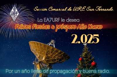 FELICES FIESTAS EA7URF