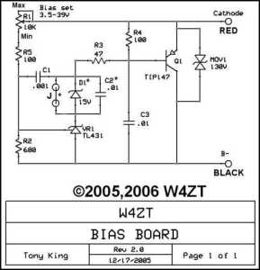 000 bias board W4ZT   2,5V   35v