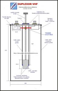 Duplexor 146 mhz lu5mc